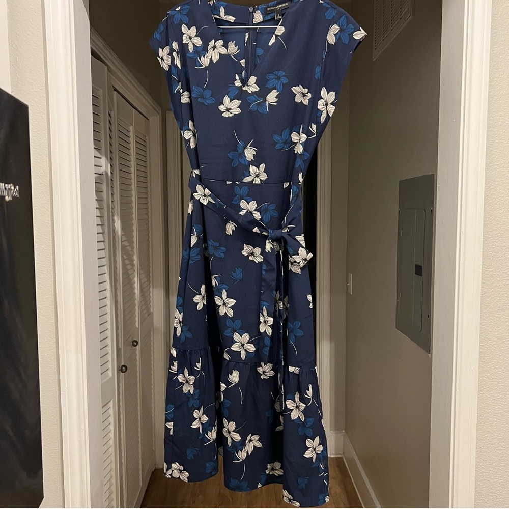 Banana Republic Midi Floral Dress